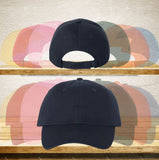 Your Text Embroidered Custom Hats 100% Cotton Personalized Six Panel Structured Quality Baseball  Cap No Minimum