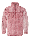 pink sherpa pullover