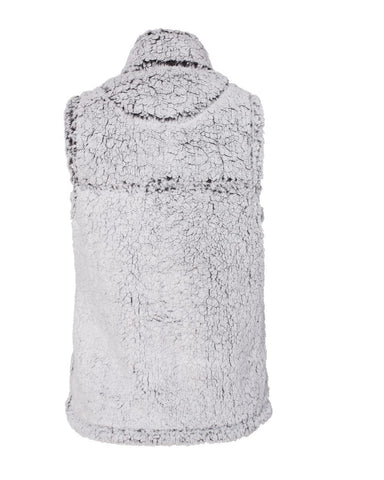 Monogrammed Sherpa Vest Custom Embroidered Sherpa Pullover Jacket