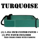 turqoise_tactical_dog_collar_1.5_inch